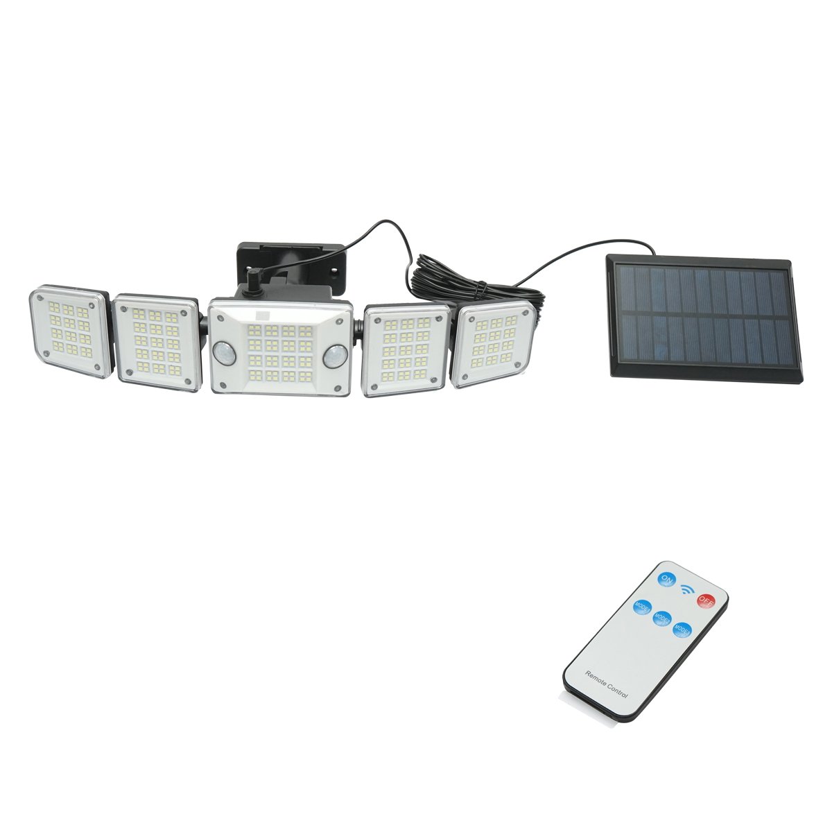 Lampa LED cu panou solar telecomanda si baterie 2400mAh, IP65 Breckner Germany
